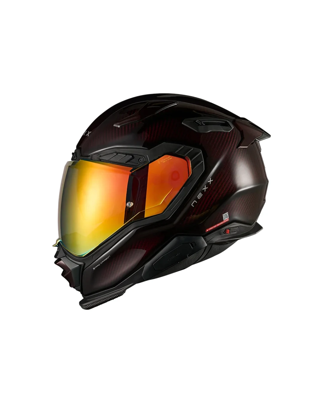 Каска NEXX X.WST3 LAVA CARBON RED