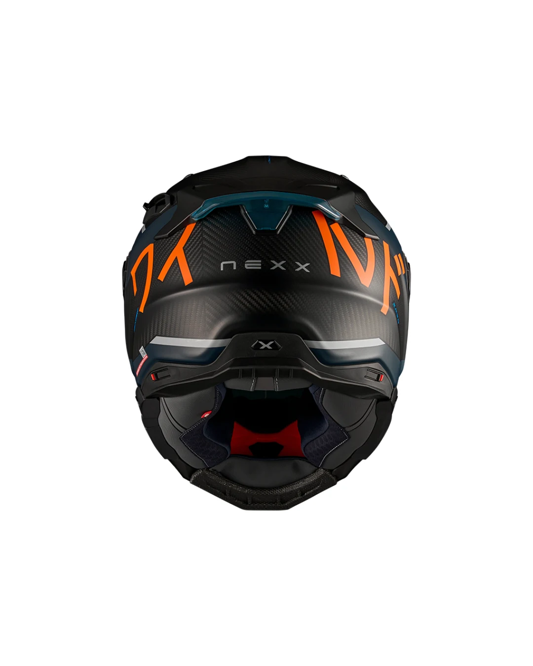 Каска NEXX X.WST3 MANGA ORANGE/BLUE MATT