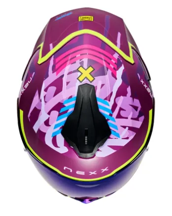 Каска NEXX Y100R URBANGRAM AUBERGINE MATT
