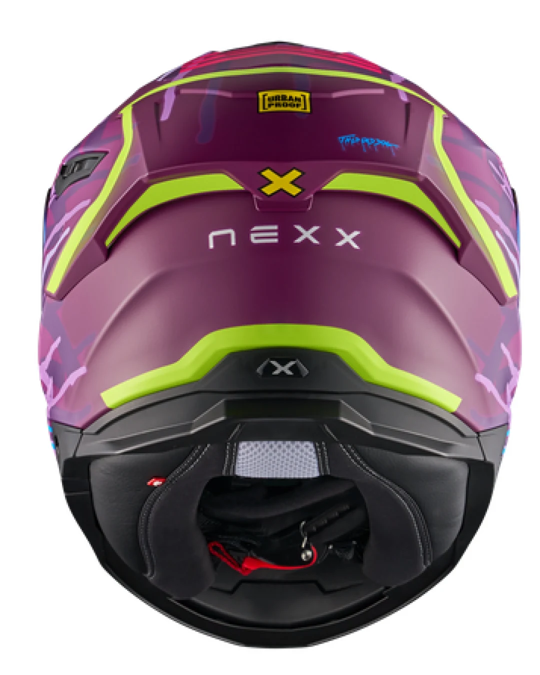 Каска NEXX Y100R URBANGRAM AUBERGINE MATT