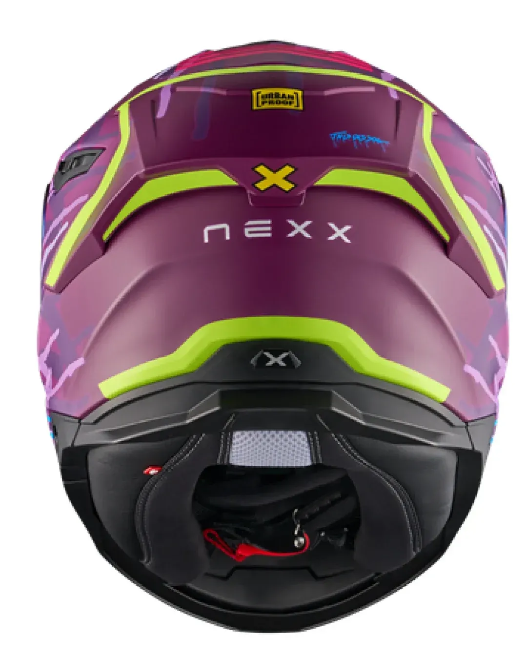Каска NEXX Y100R URBANGRAM AUBERGINE MATT