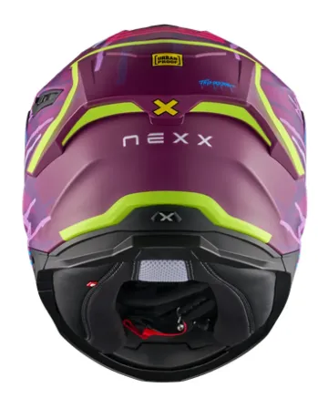 Каска NEXX Y100R URBANGRAM AUBERGINE MATT
