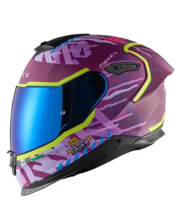 Каска NEXX Y100R URBANGRAM AUBERGINE MATT