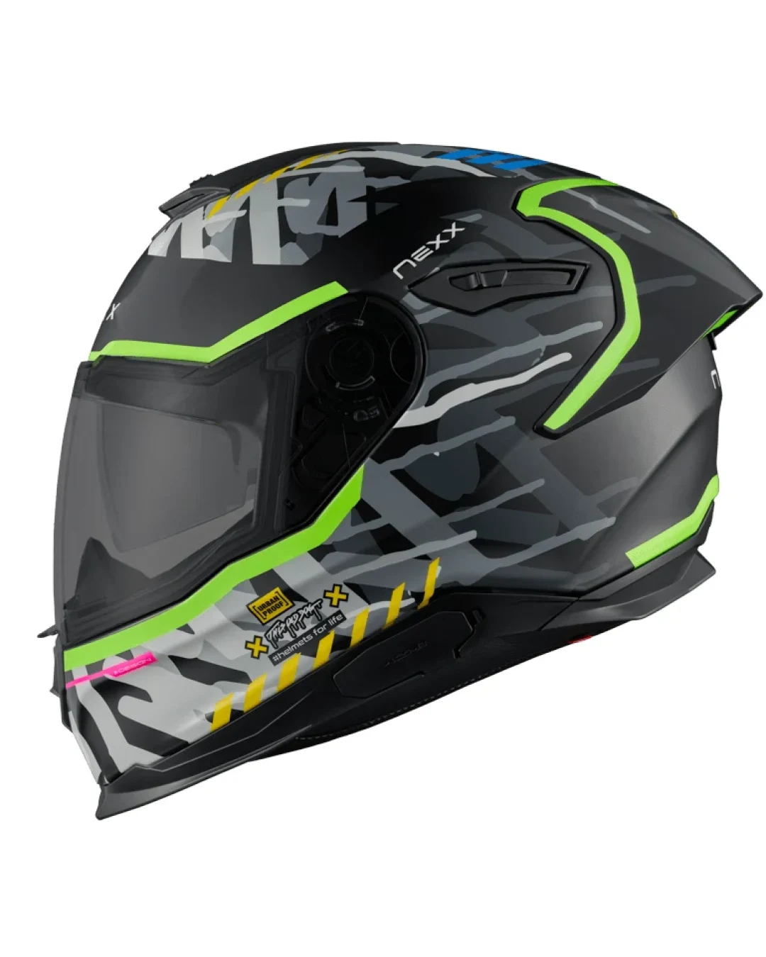 Каска NEXX Y100R URBANGRAM BLACK MATT