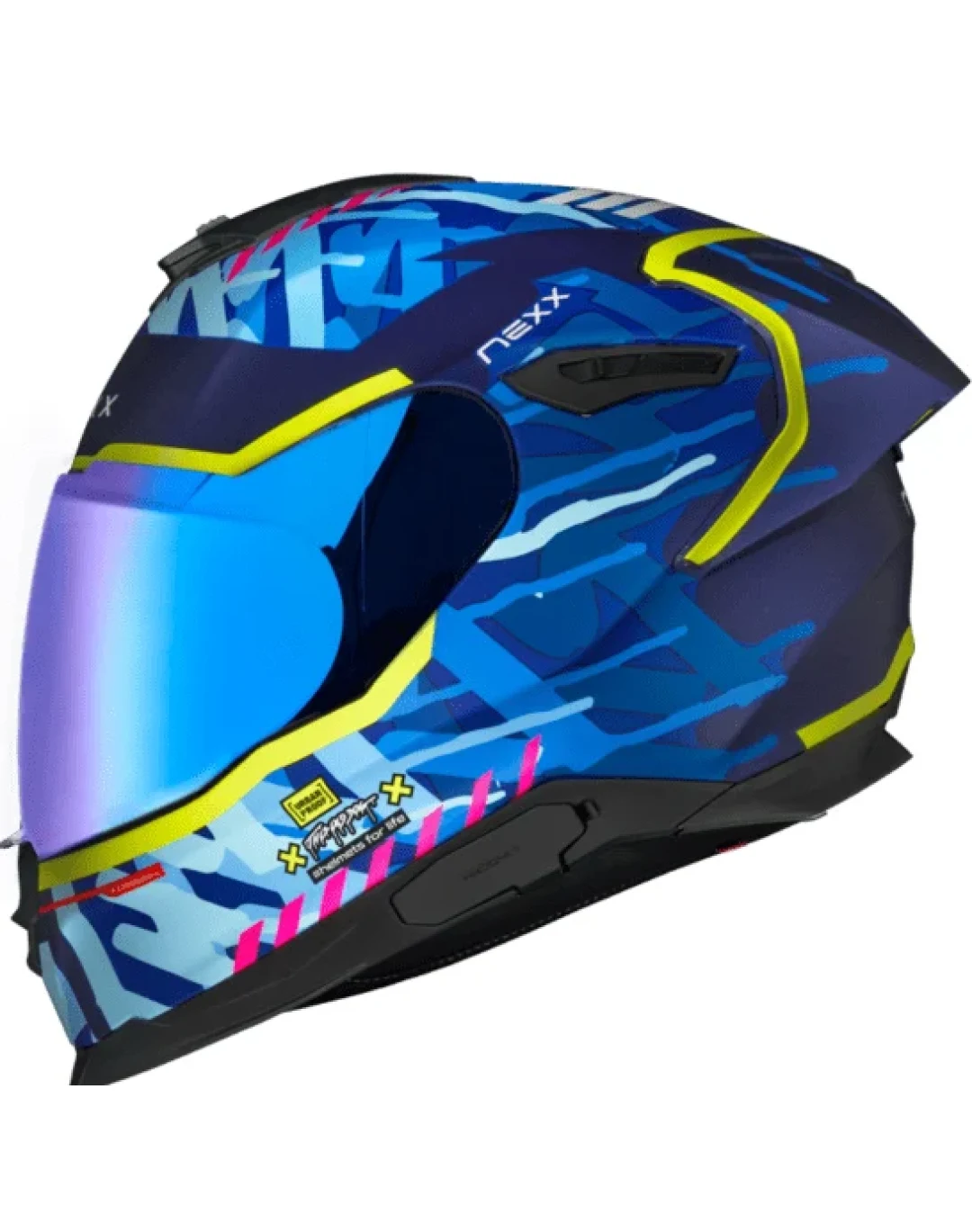 Каска NEXX Y100R URBANGRAM INDIGO BLUE MATT