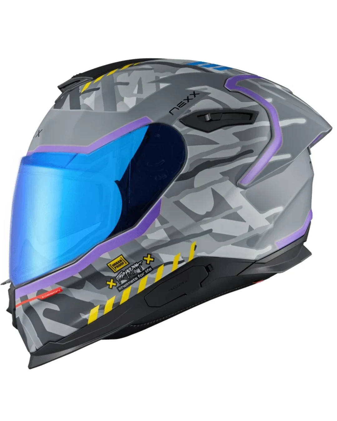 Каска NEXX Y100R URBANGRAM NARDO GREY MATT