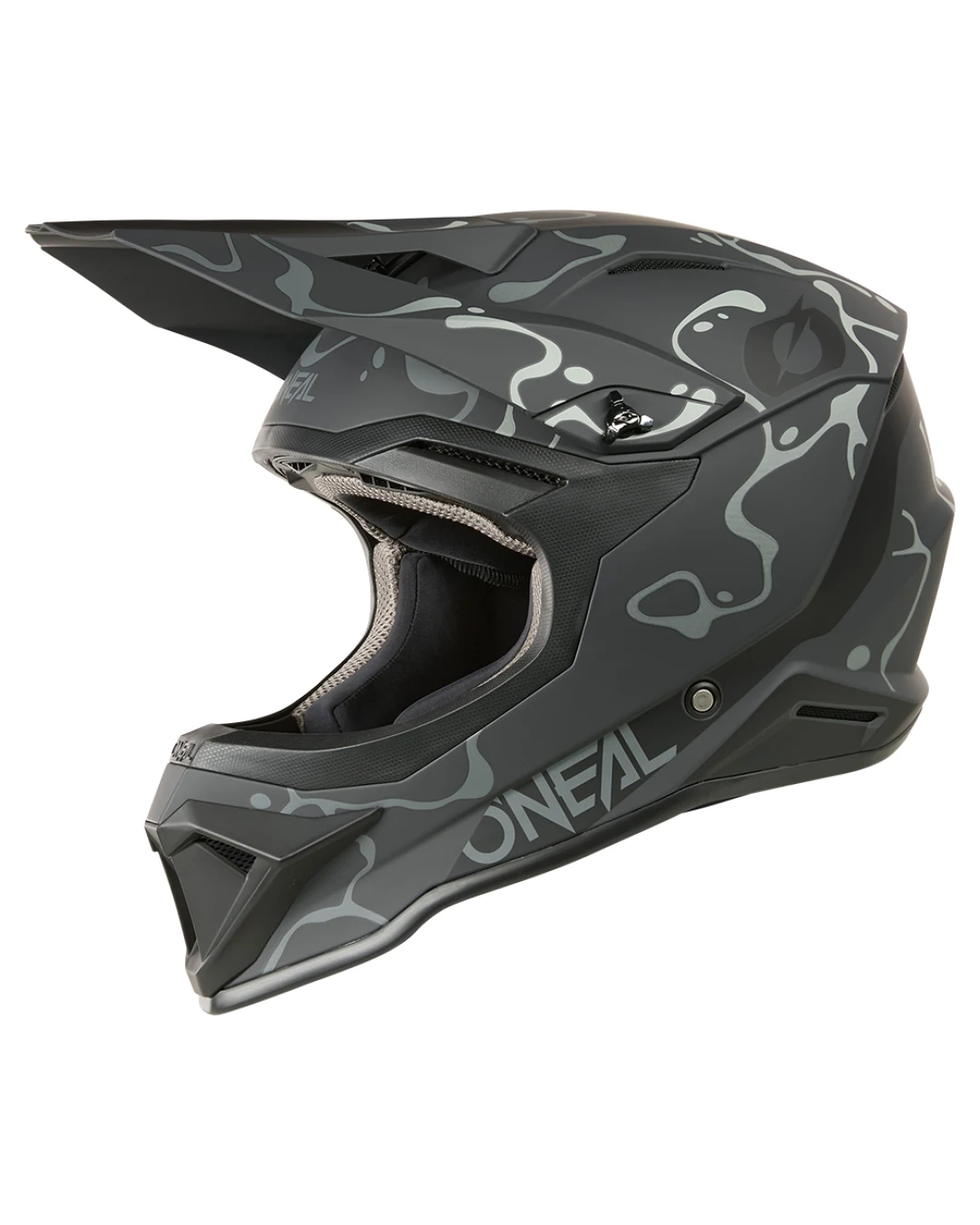 Каска O'NEAL 1SERIES SPLASH BLACK/GRAY V.26