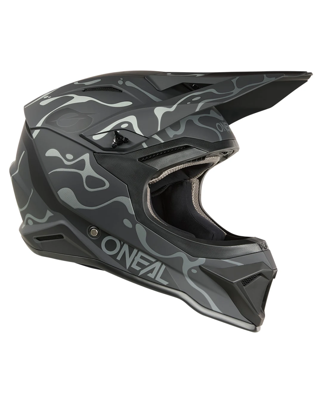 Каска O'NEAL 1SERIES SPLASH BLACK/GRAY V.26