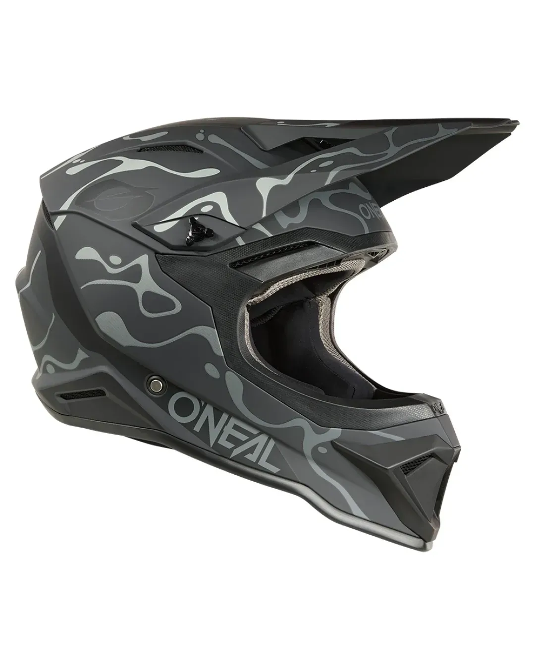 Каска O'NEAL 1SERIES SPLASH BLACK/GRAY V.26