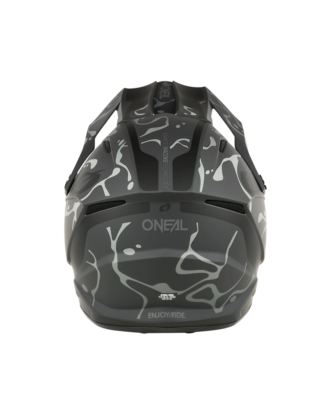Каска O'NEAL 1SERIES SPLASH BLACK/GRAY V.26