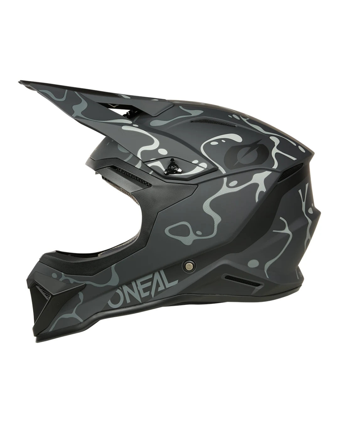 Каска O'NEAL 1SERIES SPLASH BLACK/GRAY V.26