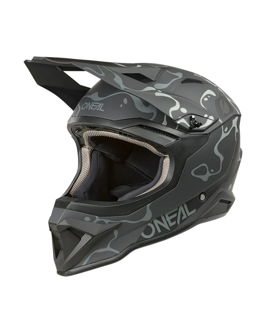 Каска O'NEAL 1SERIES SPLASH BLACK/GRAY V.26