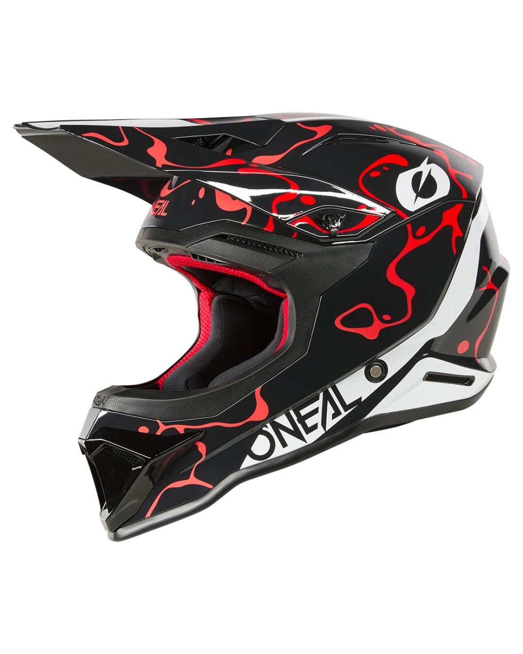 Каска O'NEAL 1SERIES SPLASH BLACK/RED V.26