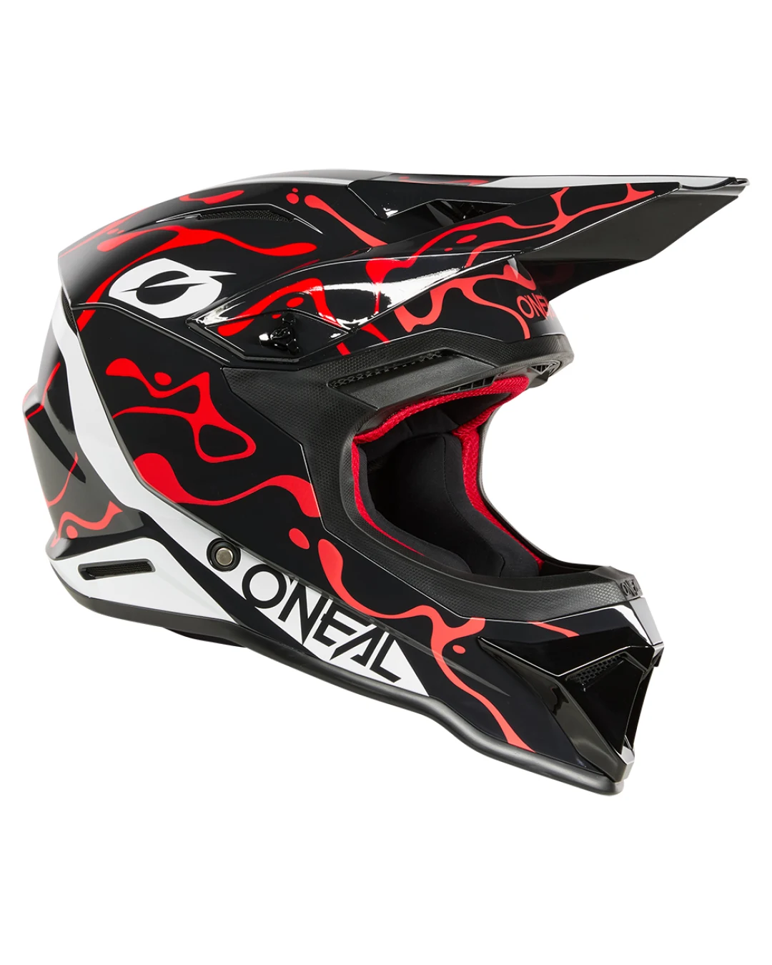 Каска O'NEAL 1SERIES SPLASH BLACK/RED V.26