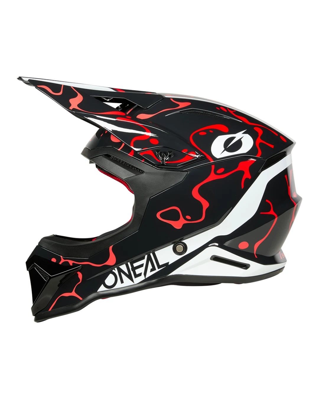 Каска O'NEAL 1SERIES SPLASH BLACK/RED V.26
