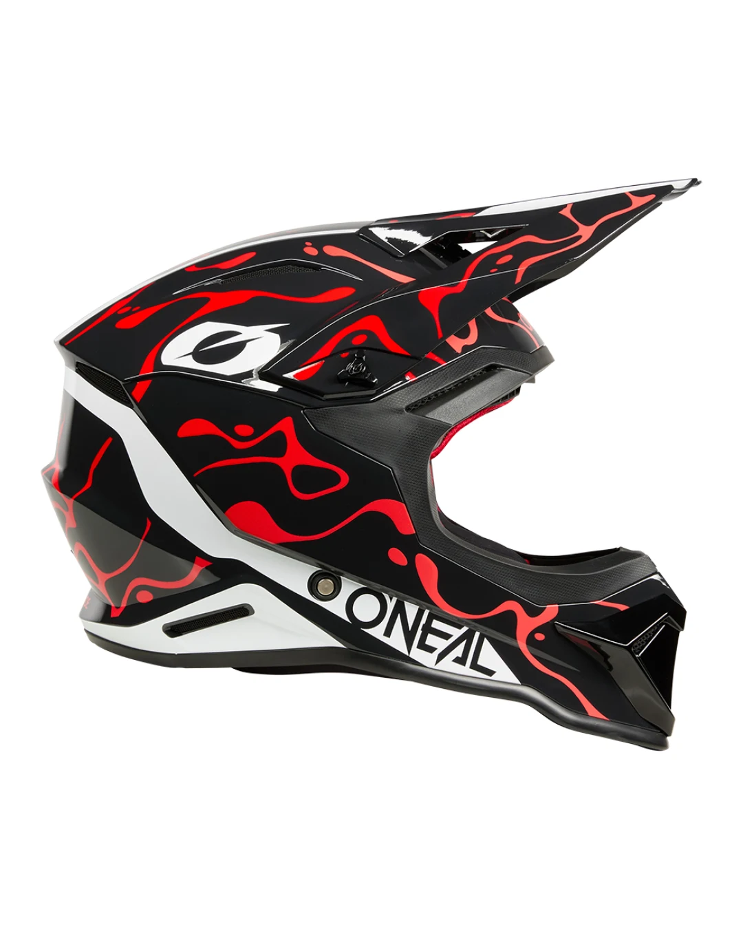 Каска O'NEAL 1SERIES SPLASH BLACK/RED V.26