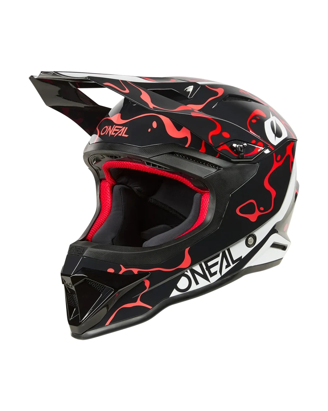 Каска O'NEAL 1SERIES SPLASH BLACK/RED V.26