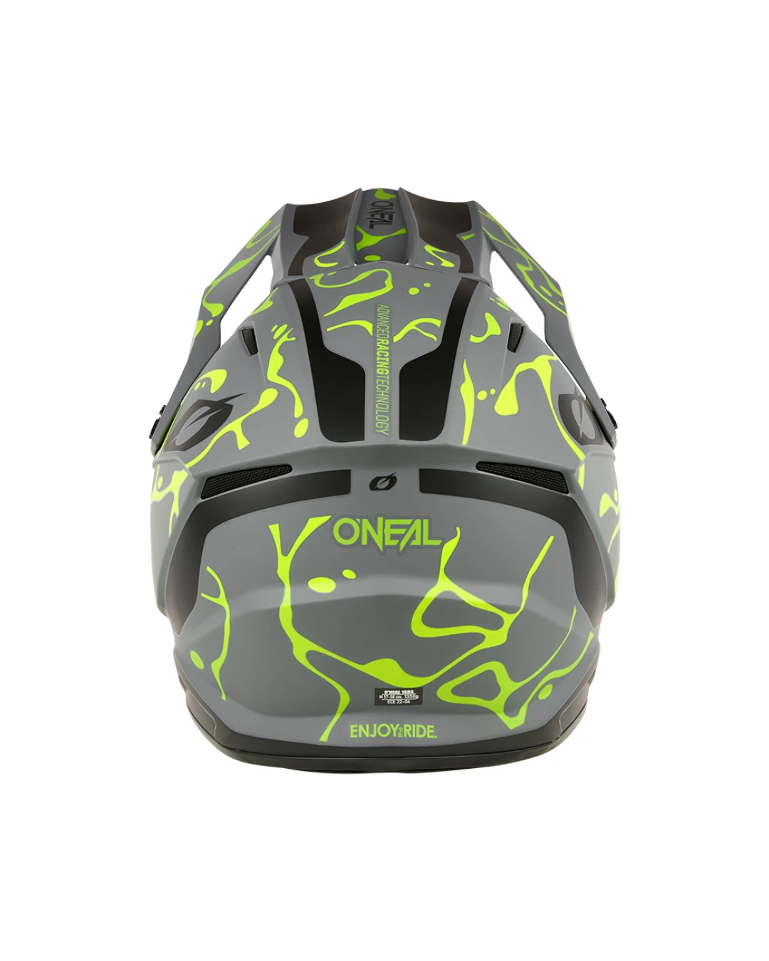 Каска O'NEAL 1SERIES SPLASH GRAY/NEON YELLOW V.26