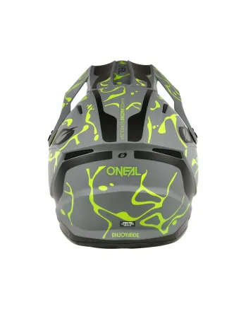 Каска O'NEAL 1SERIES SPLASH GRAY/NEON YELLOW V.26