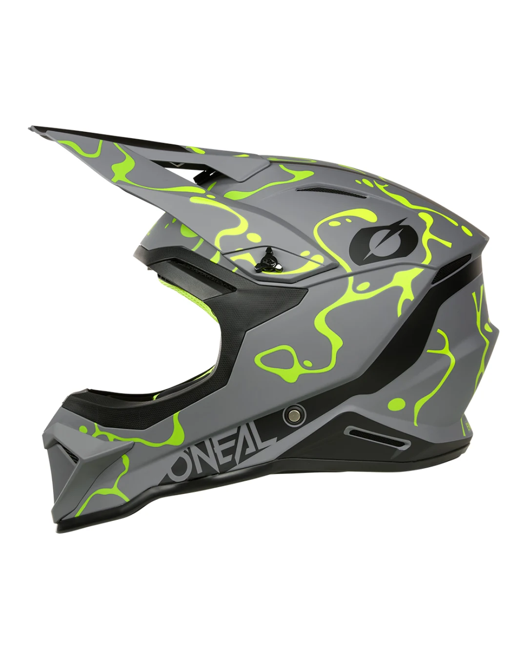 Каска O'NEAL 1SERIES SPLASH GRAY/NEON YELLOW V.26