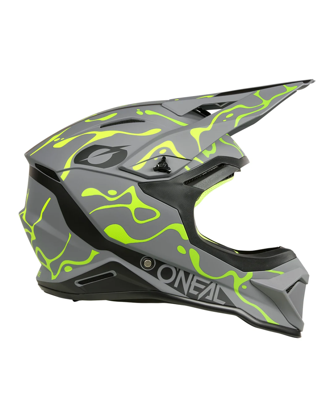 Каска O'NEAL 1SERIES SPLASH GRAY/NEON YELLOW V.26