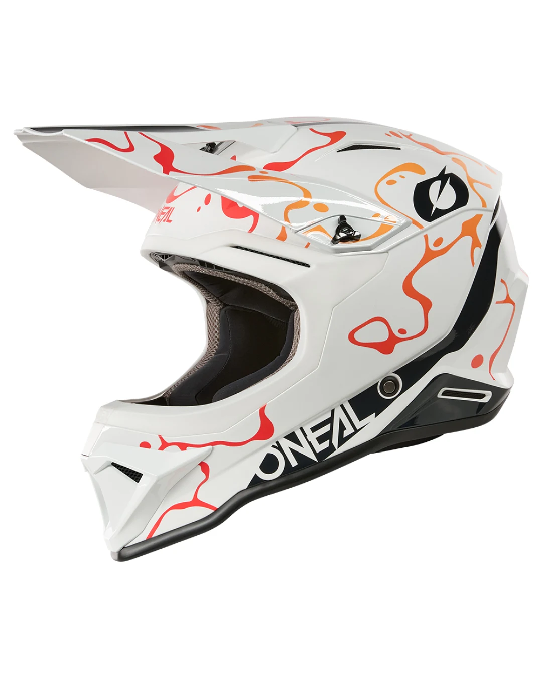 Каска O'NEAL 1SERIES SPLASH WHITE/ORANGE V.26