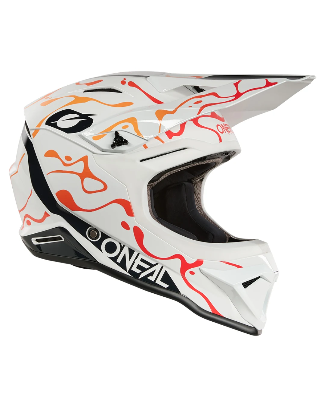 Каска O'NEAL 1SERIES SPLASH WHITE/ORANGE V.26