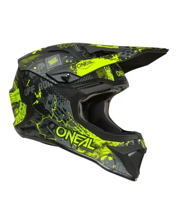 Каска O'NEAL 1SERIES VIBRANT BLACK/NEON YELLOW V.26