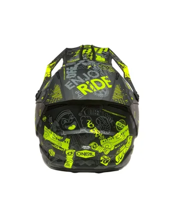 Каска O'NEAL 1SERIES VIBRANT BLACK/NEON YELLOW V.26