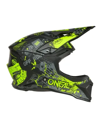 Каска O'NEAL 1SERIES VIBRANT BLACK/NEON YELLOW V.26