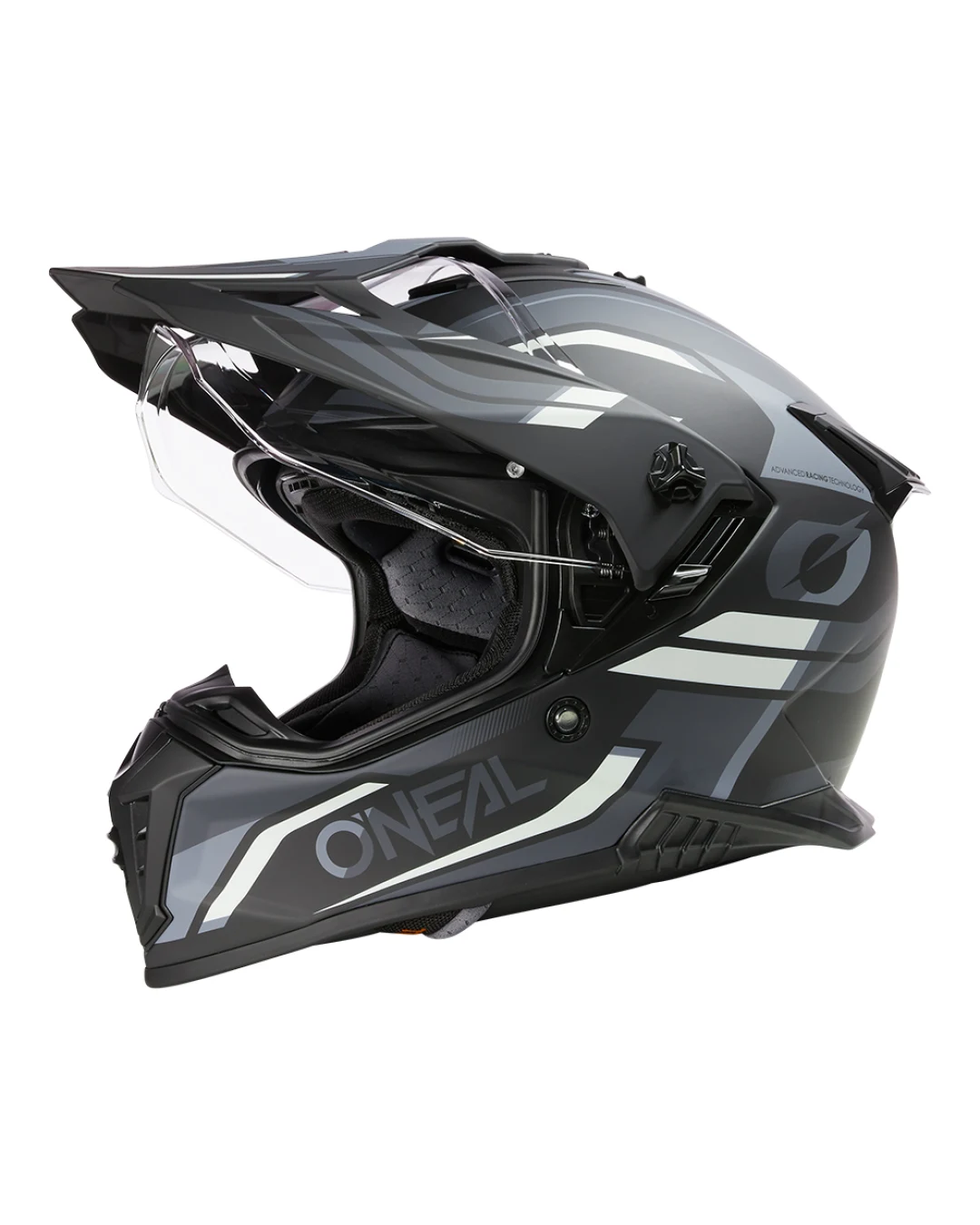 Каска O'NEAL A-SRS SPIKE BLACK/GRAY/WHITE