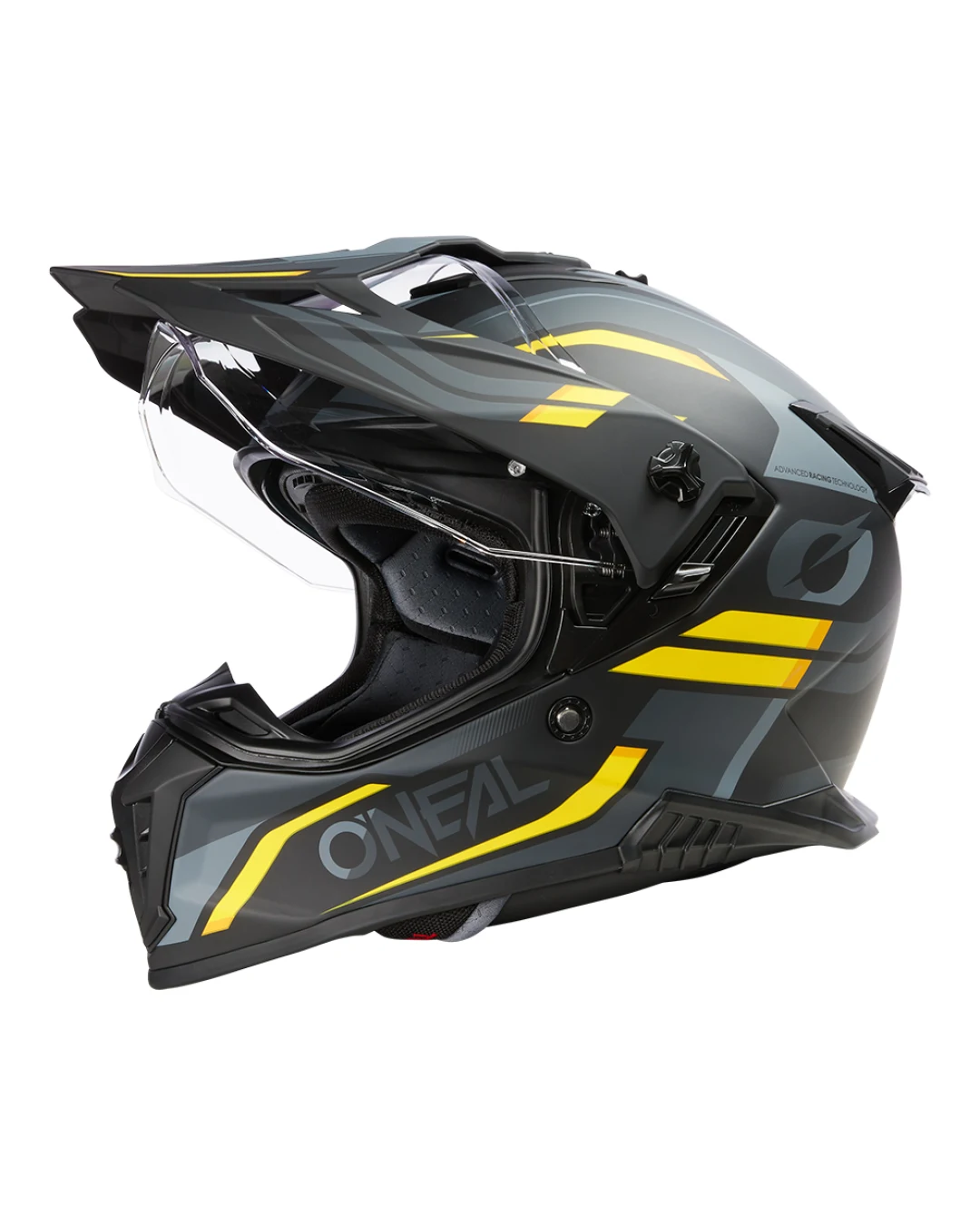 Каска O'NEAL A-SRS SPIKE BLACK/GRAY/YELLOW