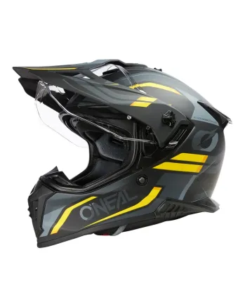 Каска O'NEAL A-SRS SPIKE BLACK/GRAY/YELLOW