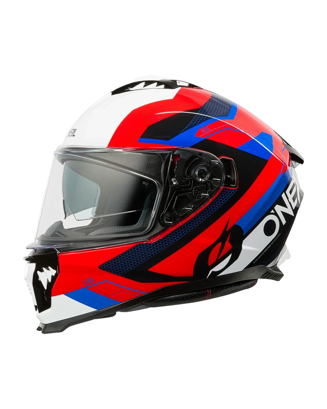 Каска O'NEAL CHALLENGER EXO BLACK/WHITE/RED/BLUE V.25
