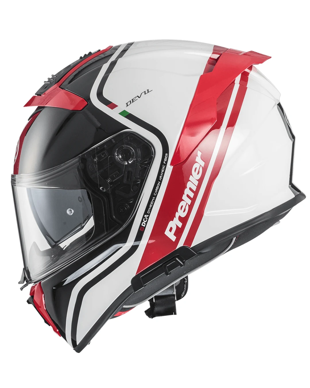 Каска PREMIER DEVIL PH 2 BLACK/WHITE/RED