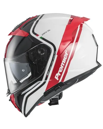 Каска PREMIER DEVIL PH 2 BLACK/WHITE/RED