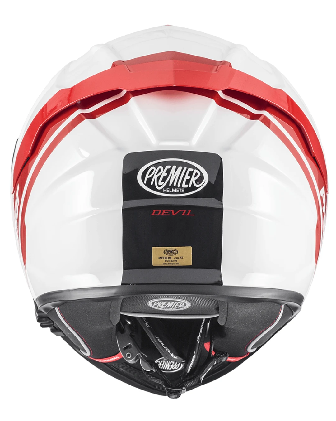 Каска PREMIER DEVIL PH 2 BLACK/WHITE/RED