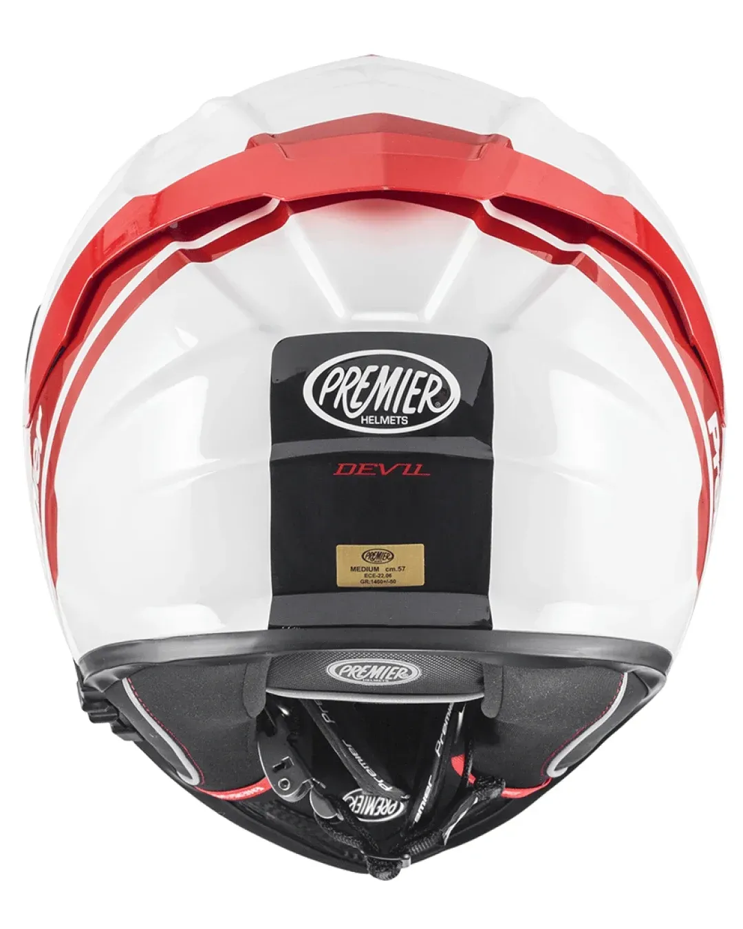 Каска PREMIER DEVIL PH 2 BLACK/WHITE/RED