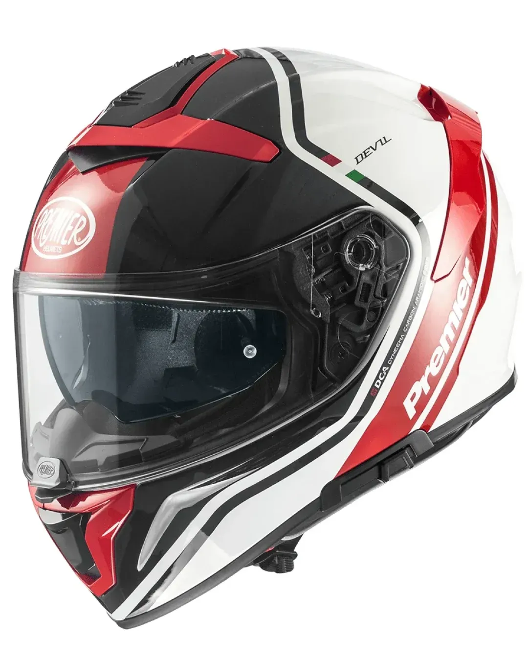 Каска PREMIER DEVIL PH 2 BLACK/WHITE/RED