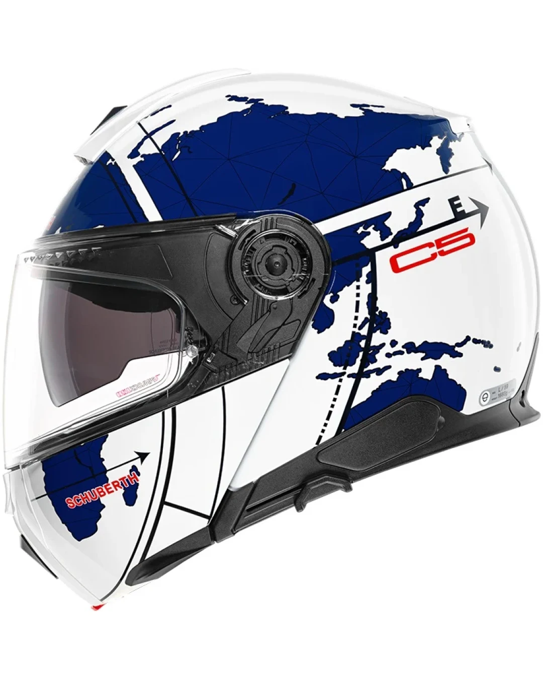 Каска SCHUBERTH C5 GLOBE BLUE