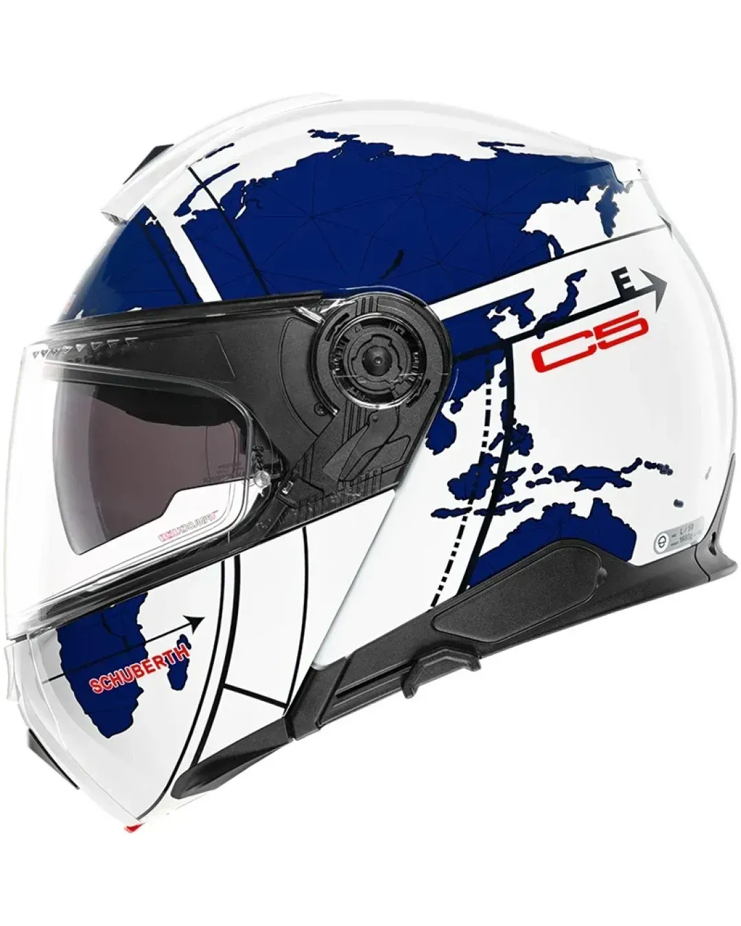 Модуларна каска Schuberth C5 Globe Blue