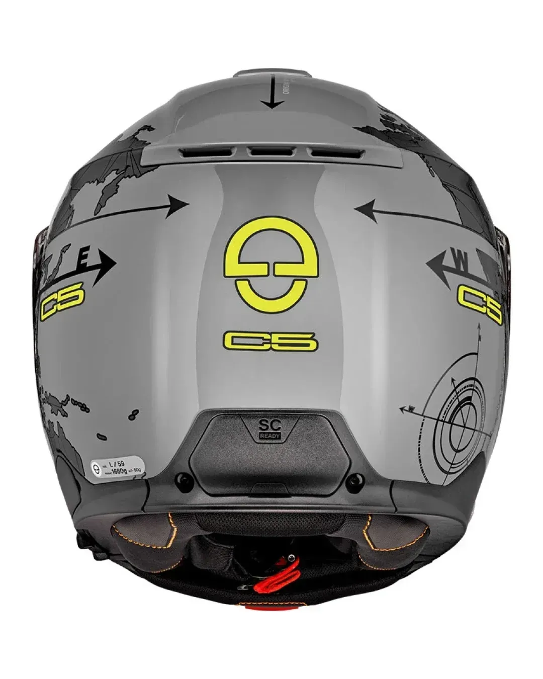 Модуларна каска Schuberth C5 Globe Grey