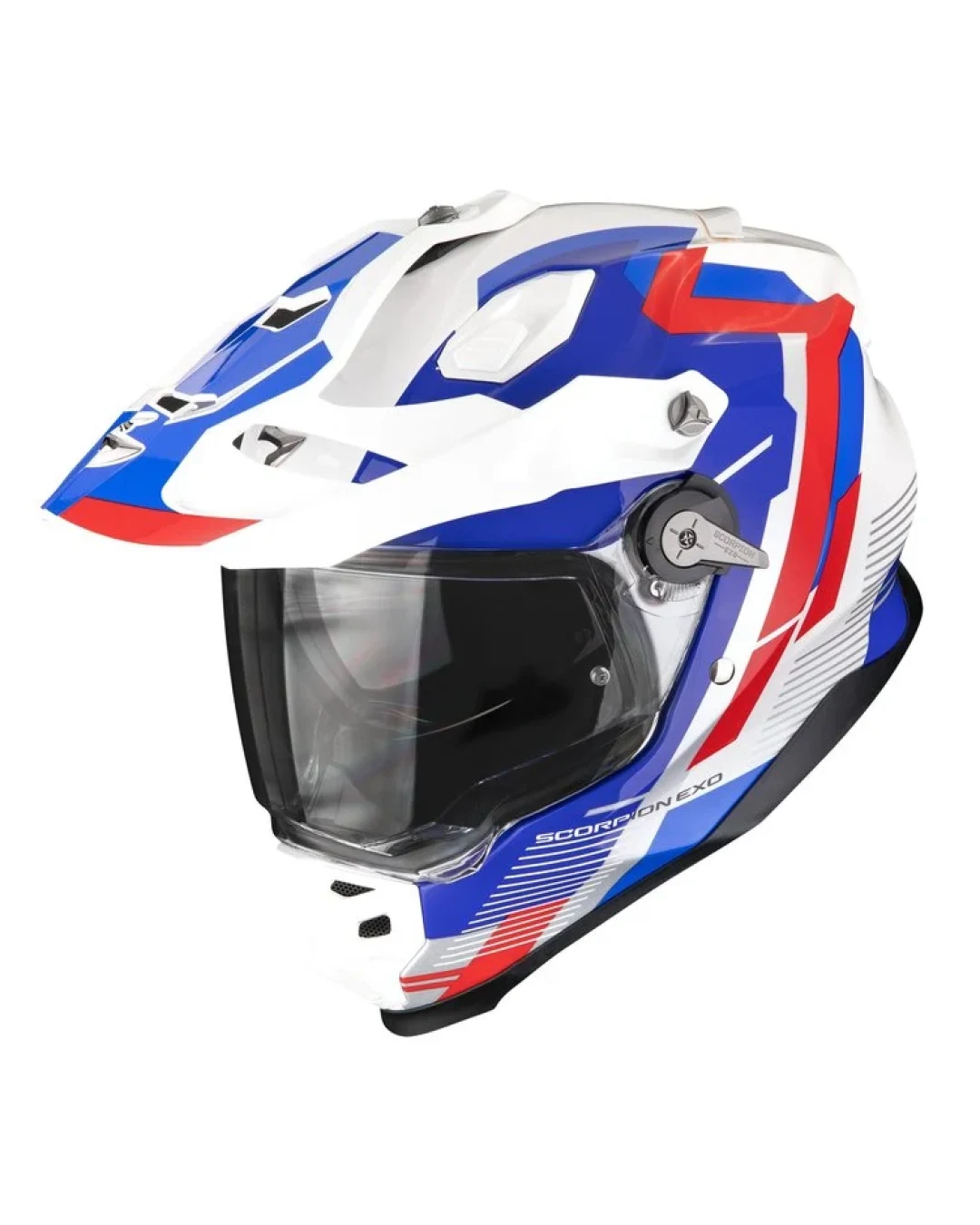 Каска SCORPION ADF-9000 AIR PATROL White-Blue-Red