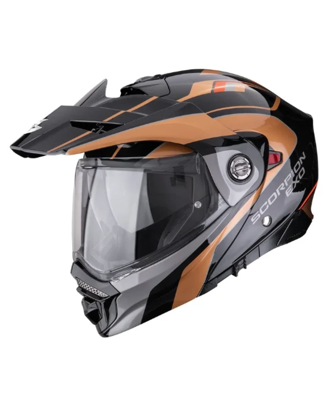 Каска SCORPION ADX-2 SOLID KAMPS Black-Copper
