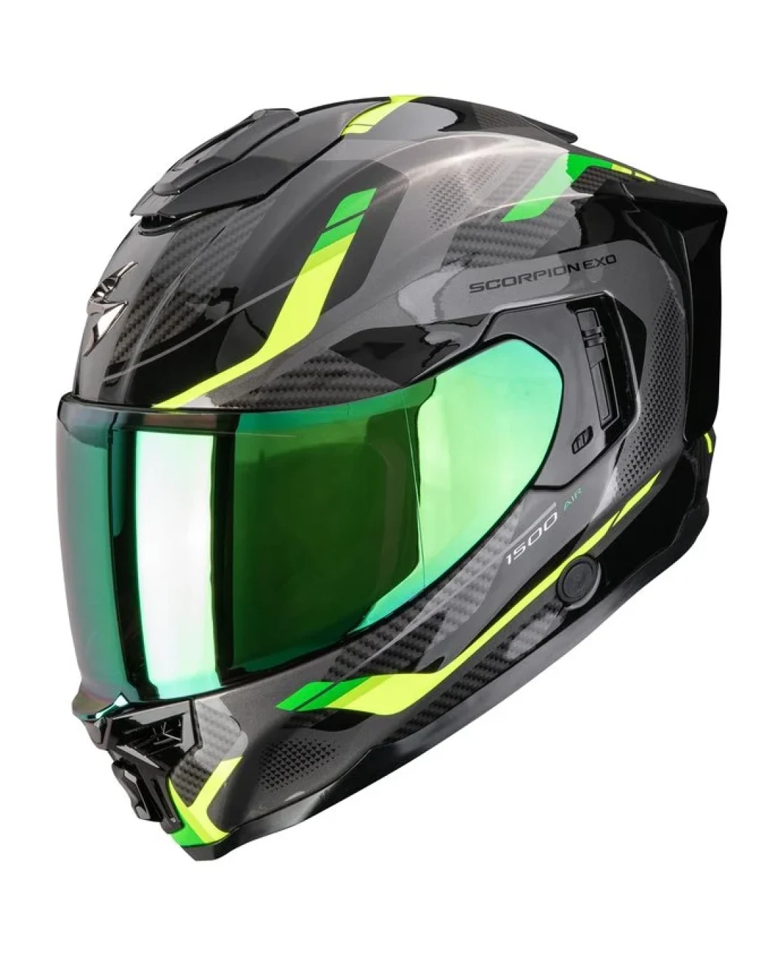 Каска SCORPION EXO-1500 AIR SLEEK Black-Green