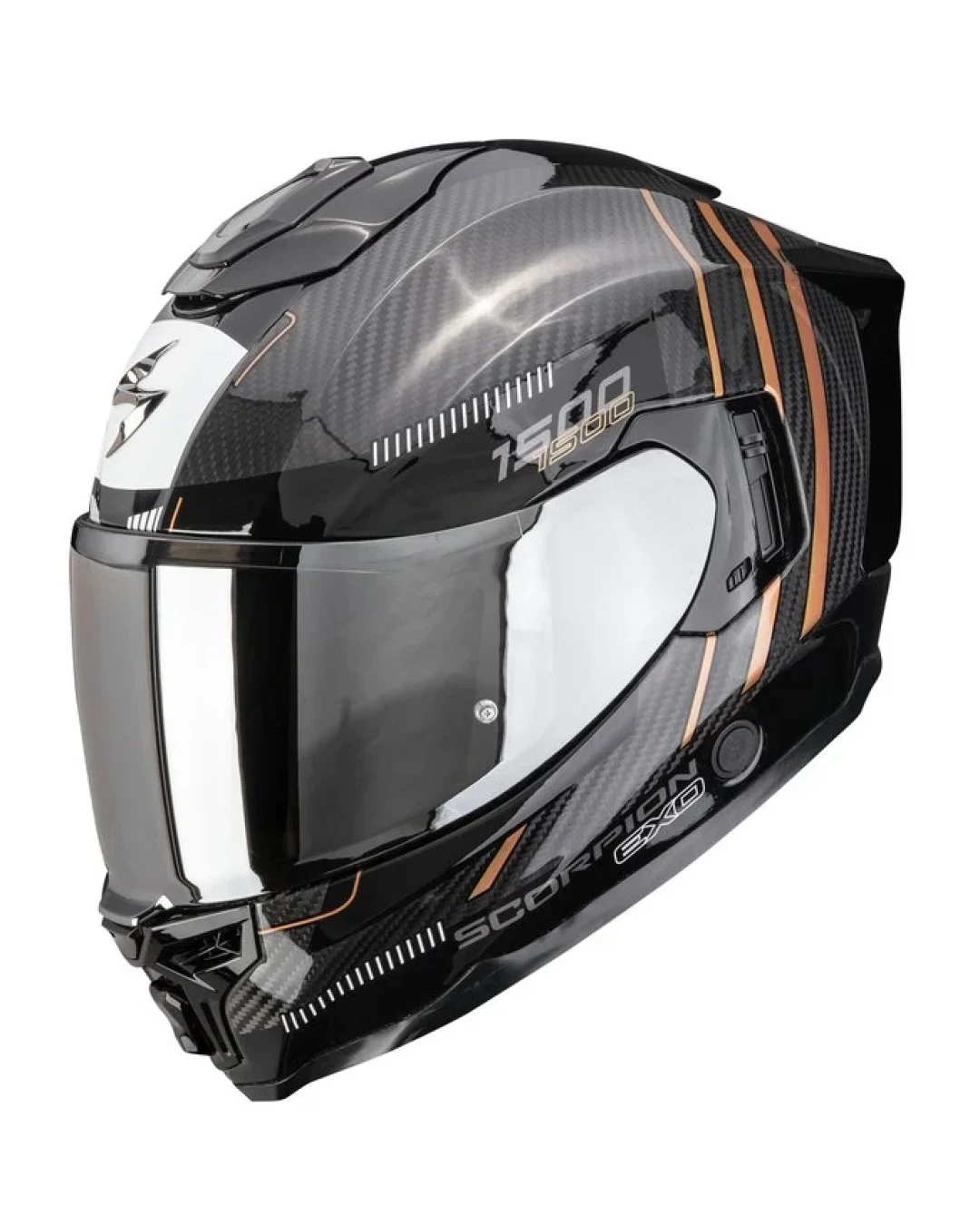 Каска SCORPION EXO-1500 CARBON AIR ZITY Black-Copper