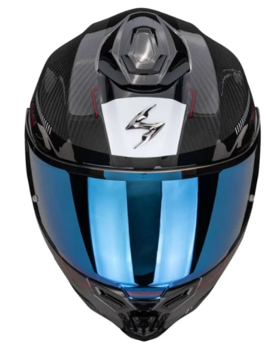 Каска SCORPION EXO-1500 CARBON AIR ZITY Black-Red-Blue