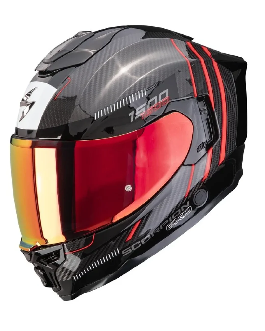Каска SCORPION EXO-1500 CARBON AIR ZITY Black-Red