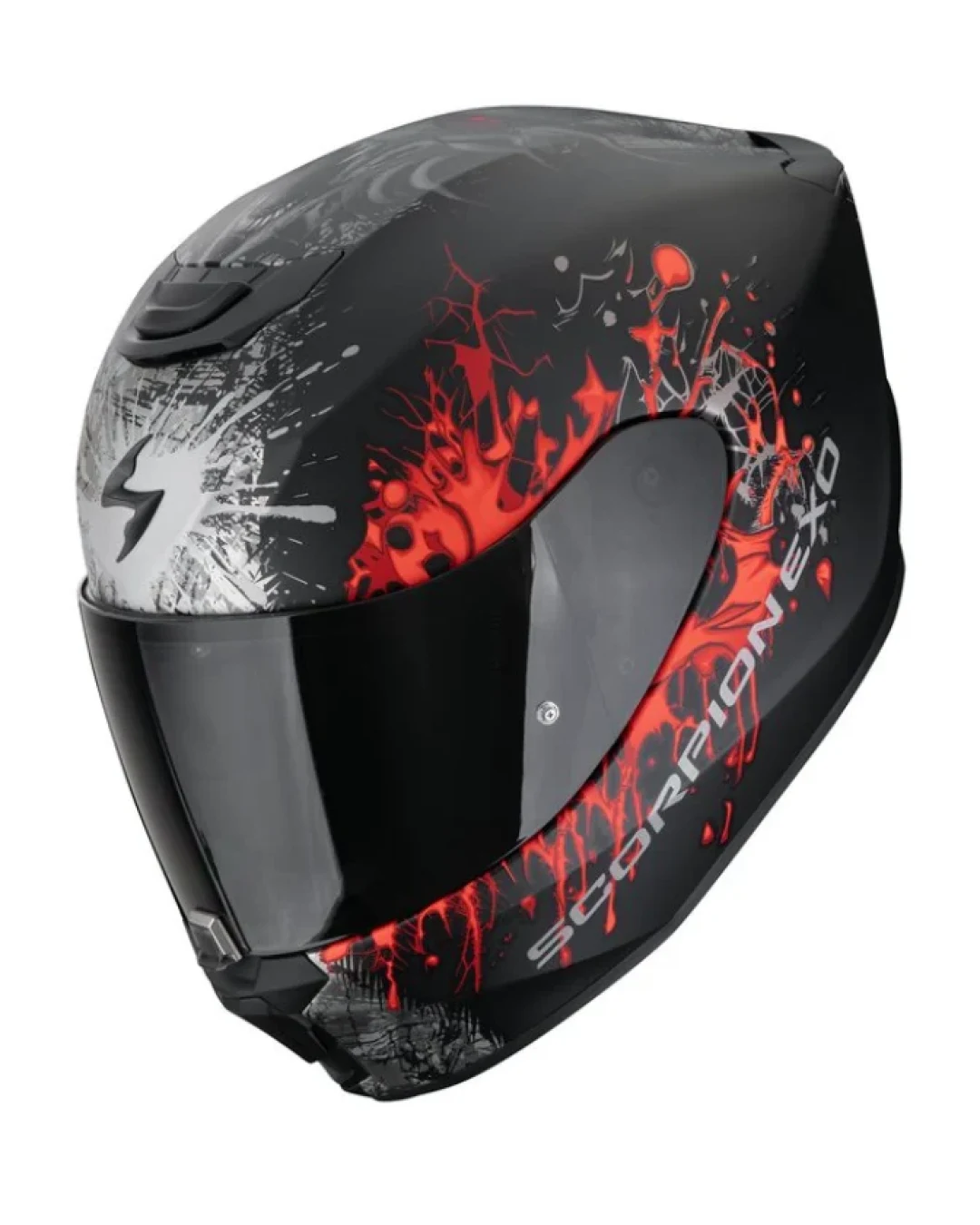 Каска SCORPION EXO-39 WOLF Matt Black-Red