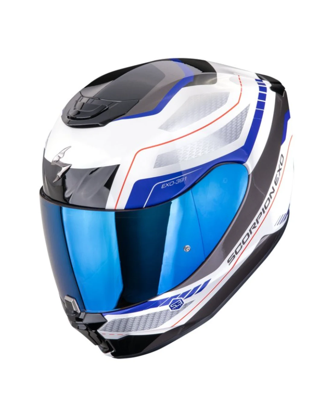 Каска SCORPION EXO-391 LEO White-Blue
